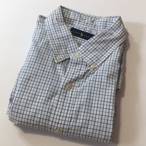 Men's Short Sleeve Ralph Lauren Button Down Shirt